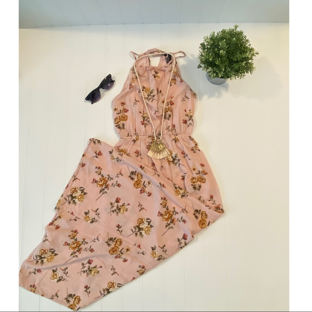 ❤️Forever 21 Halter Floral Sundress XS